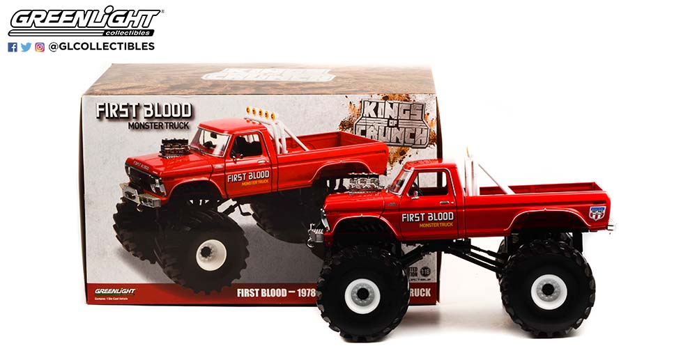 Ford F-250 Monster Truck W 66" Tyres Kings Of Crunch Rd 1/18 GreenLight GR13608