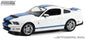 Shelby GT500 - Performance White With Grabber Blue 2011 1/18 GreenLight GR13674/6