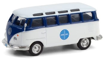 CLUB VEE-DUB SERIES 12 VW SAMBA BUS PAN AM AIRWAYS 6 OFF - 1/64 Scale - GREENLIGHT - GR36020-A