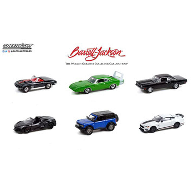 Barrett Jackson Scottsdale S8 set off 6 1/64 GreenLight GR37240/48