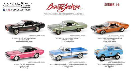 Barrett-Jackson Series 14 set off 6 1/64 GreenLight GR37310/48