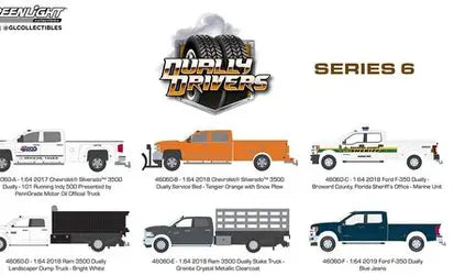 Dually Drivers Series 6 set off 6 1/64 GreenLight GR46060/48