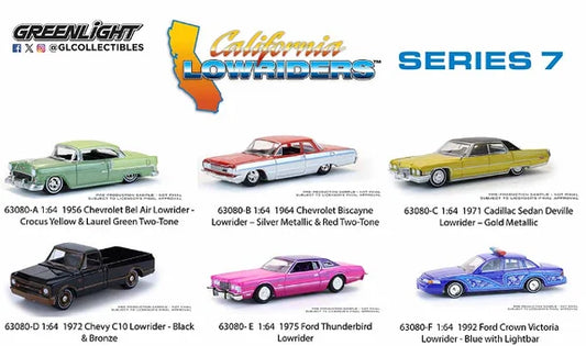 CALIFORNIA LOWRIDERS SERIES 7 - 1/64 Scale - GREENLIGHT - GR63080