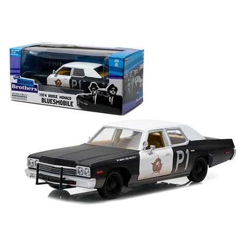 Dodge Monaco "Bluesmobile" Blues Brothers (1980) Bk '74 1/24 GreenLight GR84011
