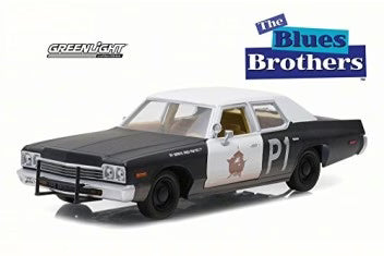 Dodge Monaco "Bluesmobile" Blues Brothers (1980) Bk '74 1/24 GreenLight GR84011