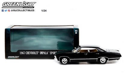 Chevrolet Impala Sport Sedan - Tuxedo Black 1967 1/24 GreenLight GR84035