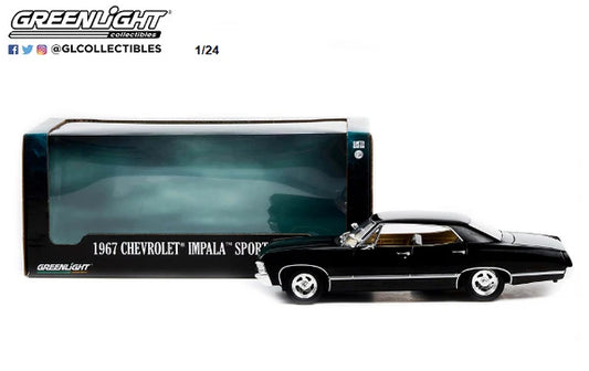 Chevrolet Impala Sport Sedan - Tuxedo Black 1967 1/24 GreenLight GR84035