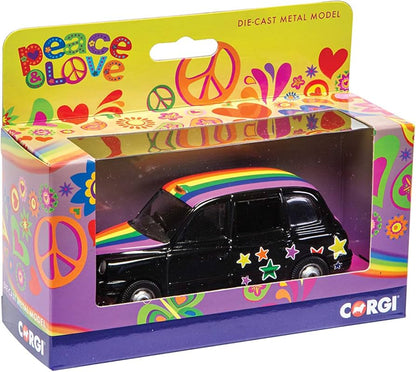 'Peace and Love' London Taxii - Rainbow - 1/36 Scale Corgi GS85929