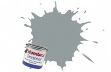 US Gull Grey Satin Enamel Paint 14ml - Humbrol 129