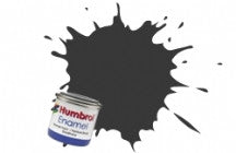 Black Matt Enamel Paint 14ml - Humbrol 33