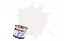 White Matt Enamel Paint 14ml - Humbrol 34