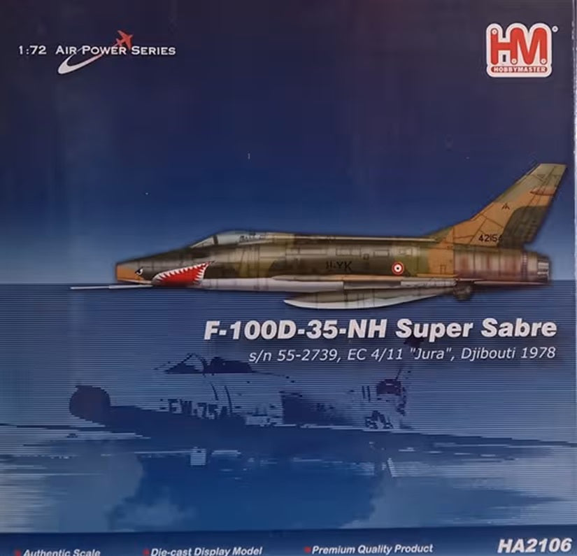 F-100D-35-NH Super Sabre 1/72 Scale Hobby Master HA2106