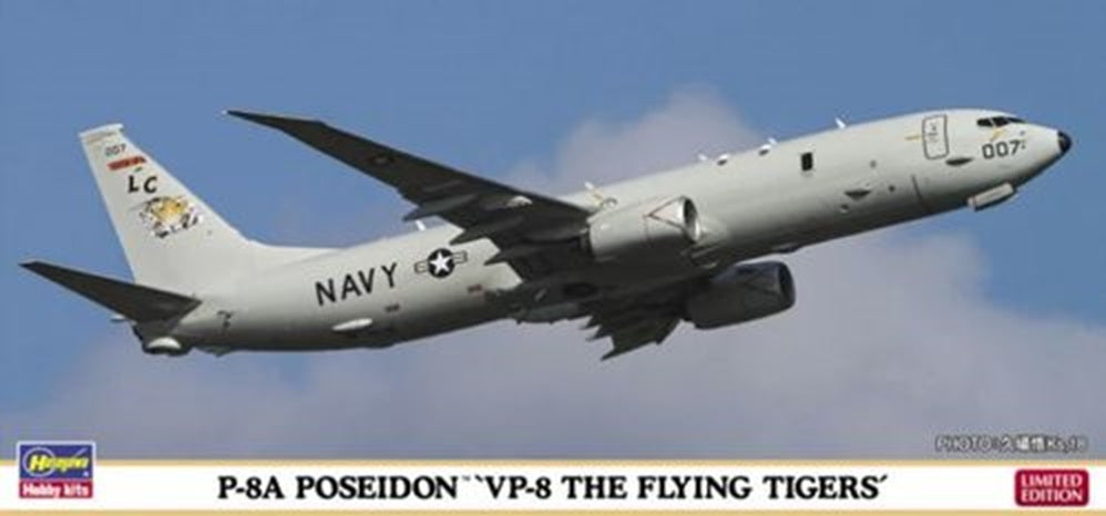P-8A Poseidon 'VP-8 The Flying Tigers' 1/200 Scale Hasegawa HAS10830
