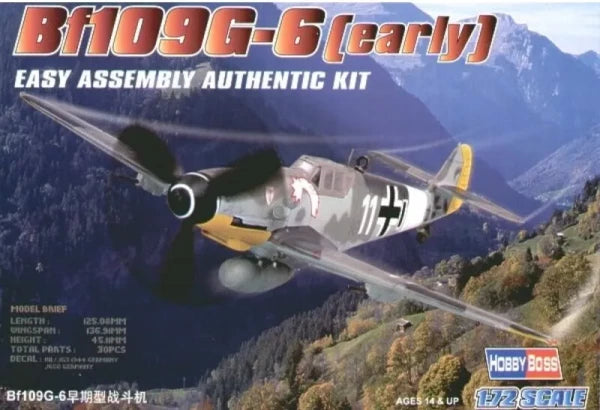Messerschmitt Bf.109 G-6 Early - 1/72 Scale Hobby Boss 80225
