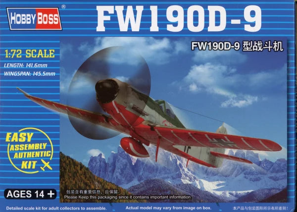 Focke-Wulf Fw.190D-9 - 1/72 Scale Hobby Boss 80228
