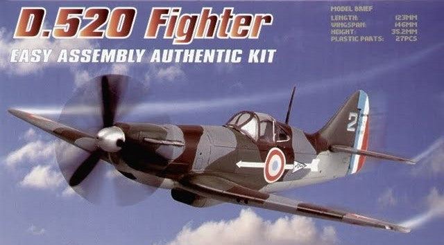 Dewoitine D.520 - 1/72 Scale Hobby Boss 80237