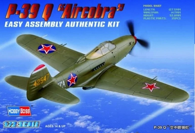 Bell P39Q Aircobra - 1/72 Scale Hobby Boss 80240