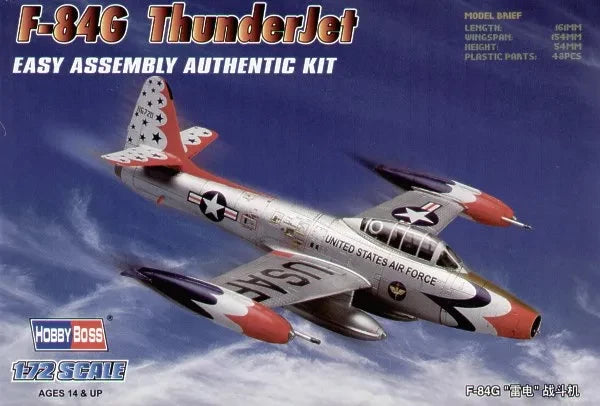 F-84G THUNDERJET - 1/72 Scale Hobby Boss 80247
