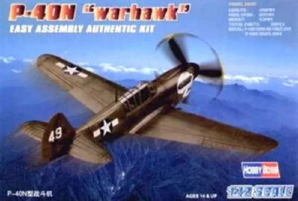 Curtiss P-4N Kittyhawk - 1/72 Scale Hobby Boss 80252