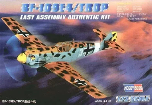 Messerschmitt Bf.109E-4 Trop  - 1/72 Scale Hobby Boss 80261