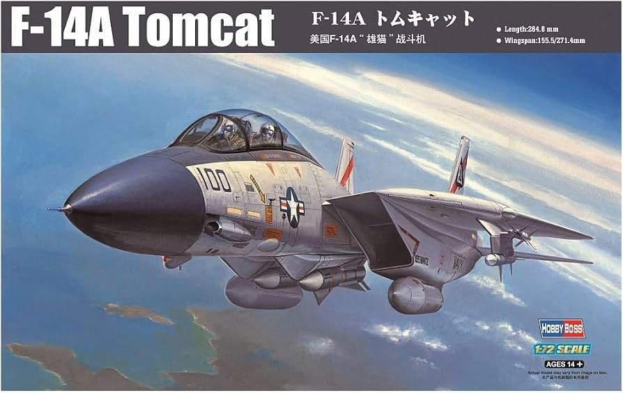 F-14A TOMCAT - 1/72 Scale Hobby Boss 80276