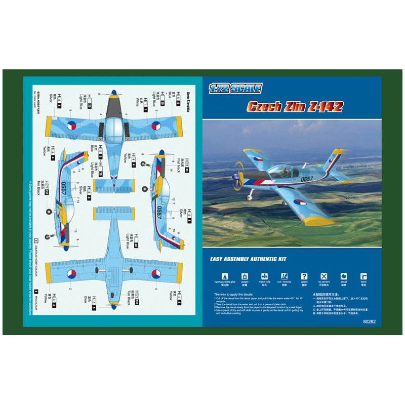 Zlin Z.142- 1/72 Scale Hobby Boss 80282