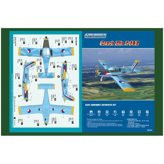 Zlin Z.142- 1/72 Scale Hobby Boss 80282