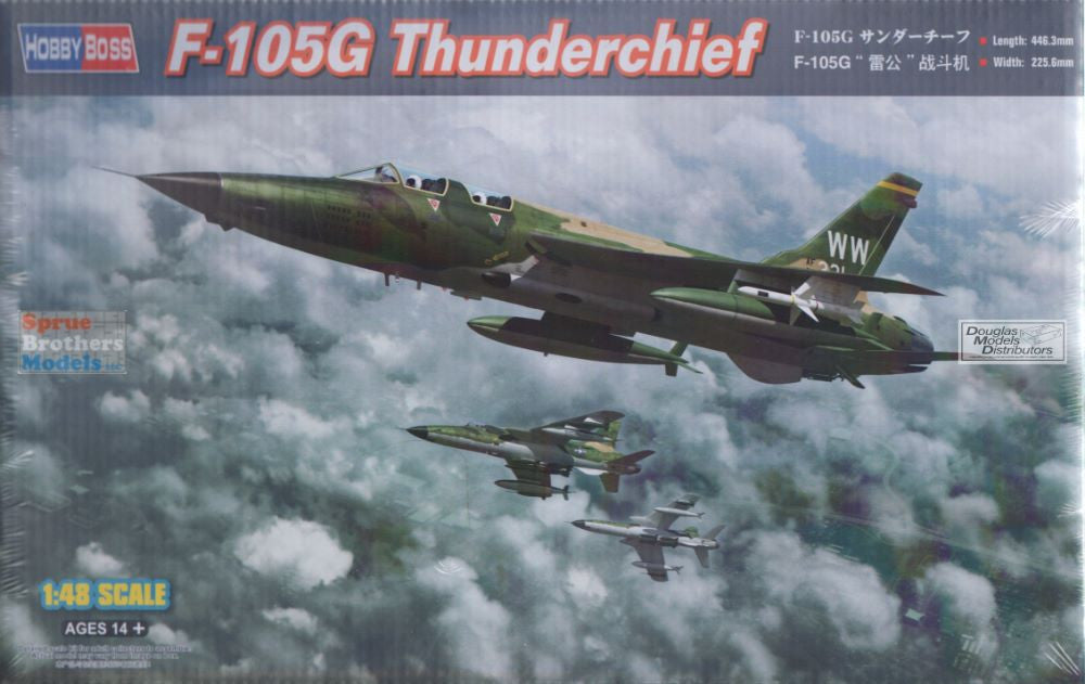 F-105G THUNDERCHIEF - 1/48 Scale Hobby Boss 80333