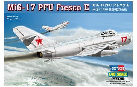 MIG-17 PFU FRESCO E - 1/48 Scale Hobby Boss 80337