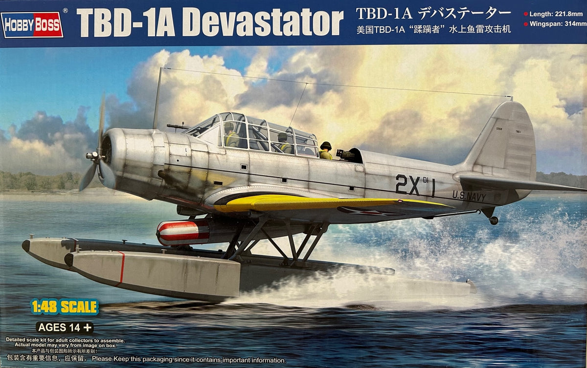 TBD-1A DEVASTATOR - 1/48 Scale Hobby Boss 81784