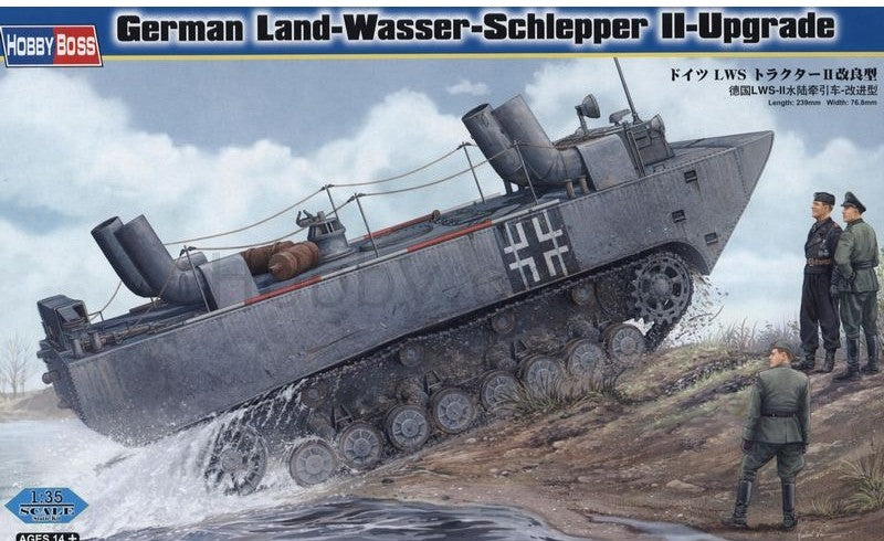 GERMAN LAND-WASSER-SCHLEPPER II UPGRADED - 1/35 Scale Hobby Boss 82462