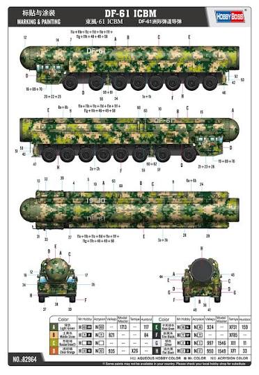 DF-61 ICBM - 1/72 Scale Hobby Boss 82964