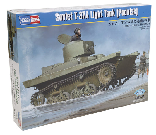 SOVIET T-37A LIGHT TANK (PODOLSK) - 1/35 Scale Hobby Boss 83819