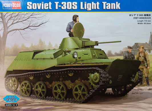RUSSIAN T-30S LIGHT TANK - 1/35 Scale Hobby Boss 83824