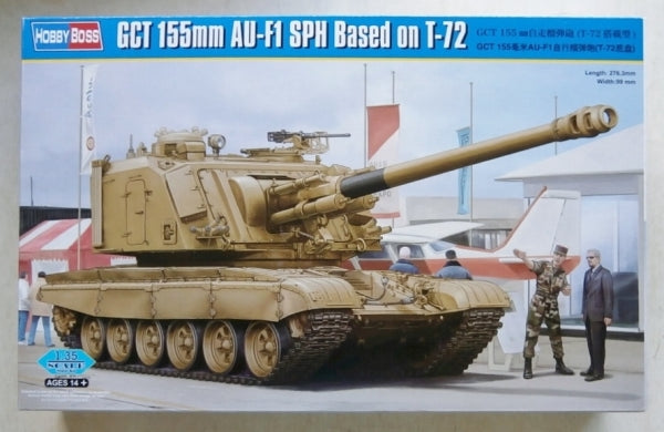 GCT 155MM AU-F1 SPH BASED ON T-72 - 1/35 Scale Hobby Boss 83835