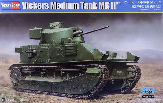 VICKERS MEDIUM TANK MK II - 1/35 Scale Hobby Boss 83881