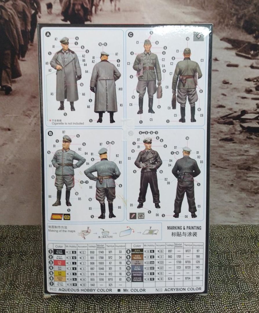 GERMAN OFFICERS - 1/35 Scale Hobby Boss 84406