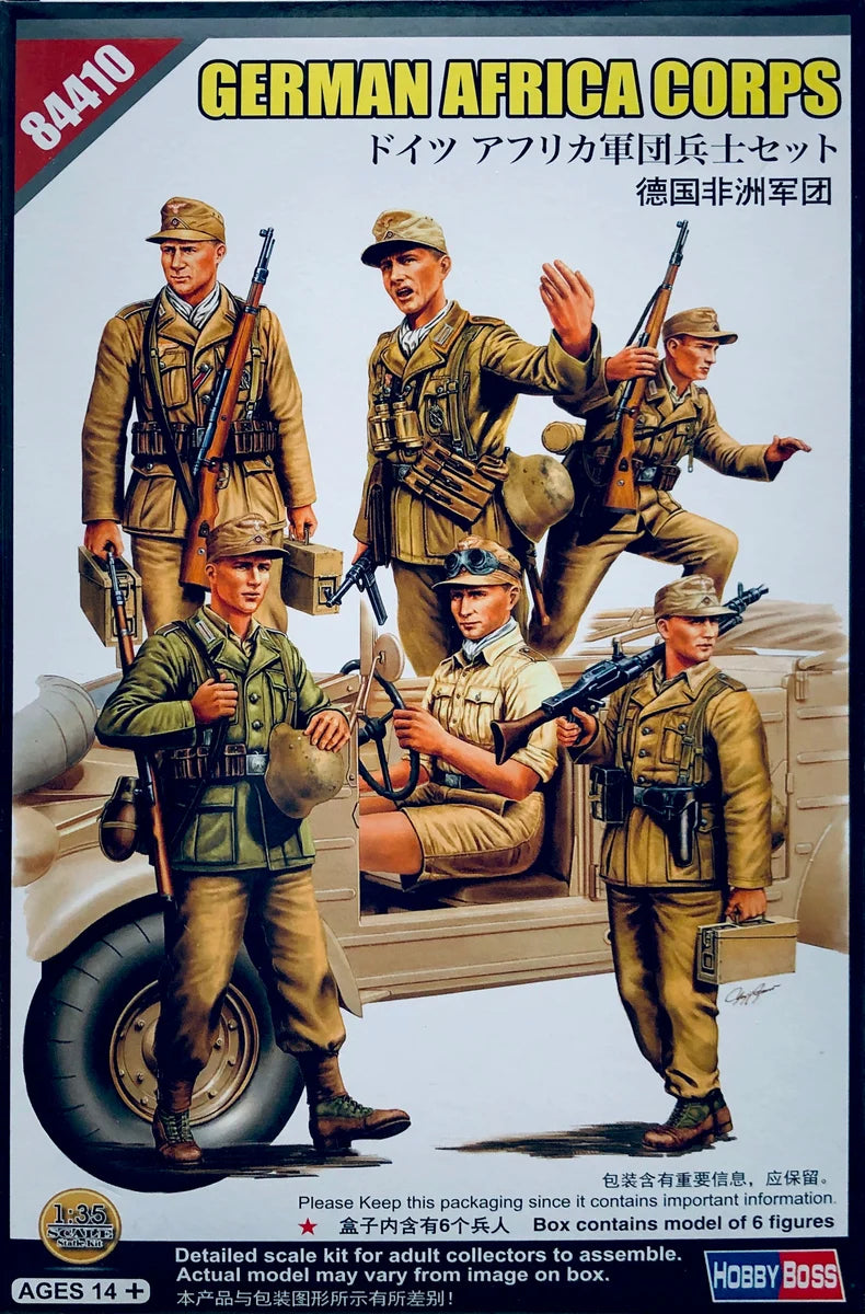 GERMAN AFRICA CORPS - 1/35 Scale Hobby Boss 84410