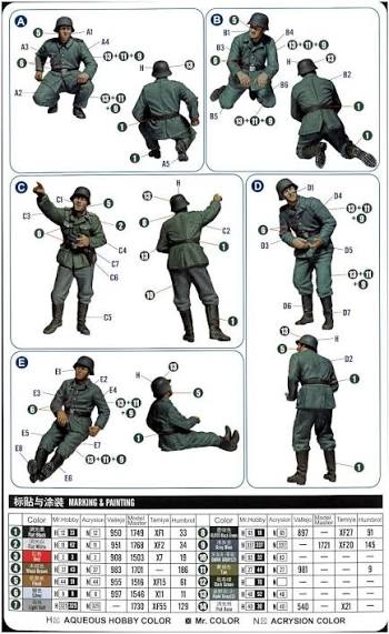 20MM FLAK38 FIGURE SET - 1/35 Scale Hobby Boss 84412