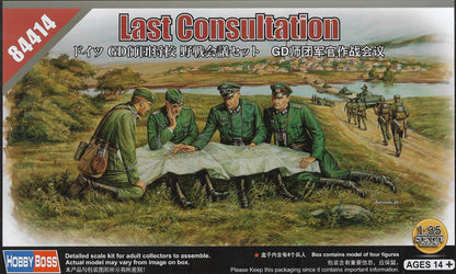 LAST CONSULTATION  - 1/35 Scale Hobby Boss 84414