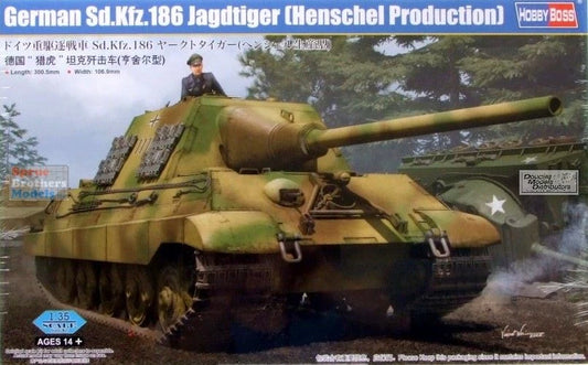 SD.KFZ. 186 JAGDTIGER (HENSCHEL PRODUCTION) - 1/35 Scale Hobby Boss 84562