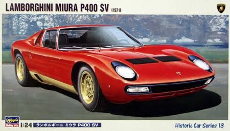 Miura P400 SV - 1/24 Scale Hasegawa HC13
