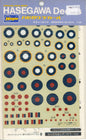 RAF Roundals & Fin Flashes - 1/72 Scale Hasegawa Decals HD72-014