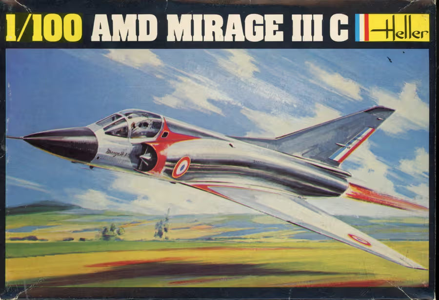 AMD Mirage IIIC - 1/100 Scale Heller - HEL001