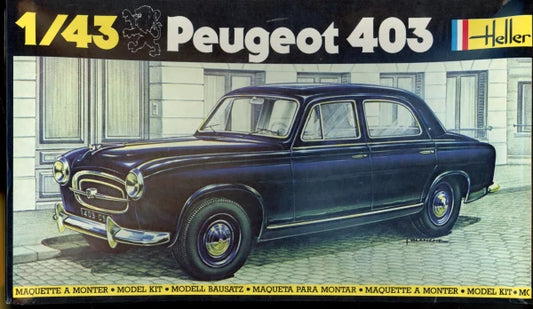 Peugeot 403 - 1/43 Scale Heller - HEL161