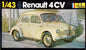 Renault 4CV - 1/43 Scale Heller - HEL174
