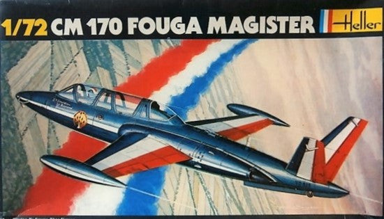 CM 170 Fouga Magister - 1/72 Scale Heller HEL220