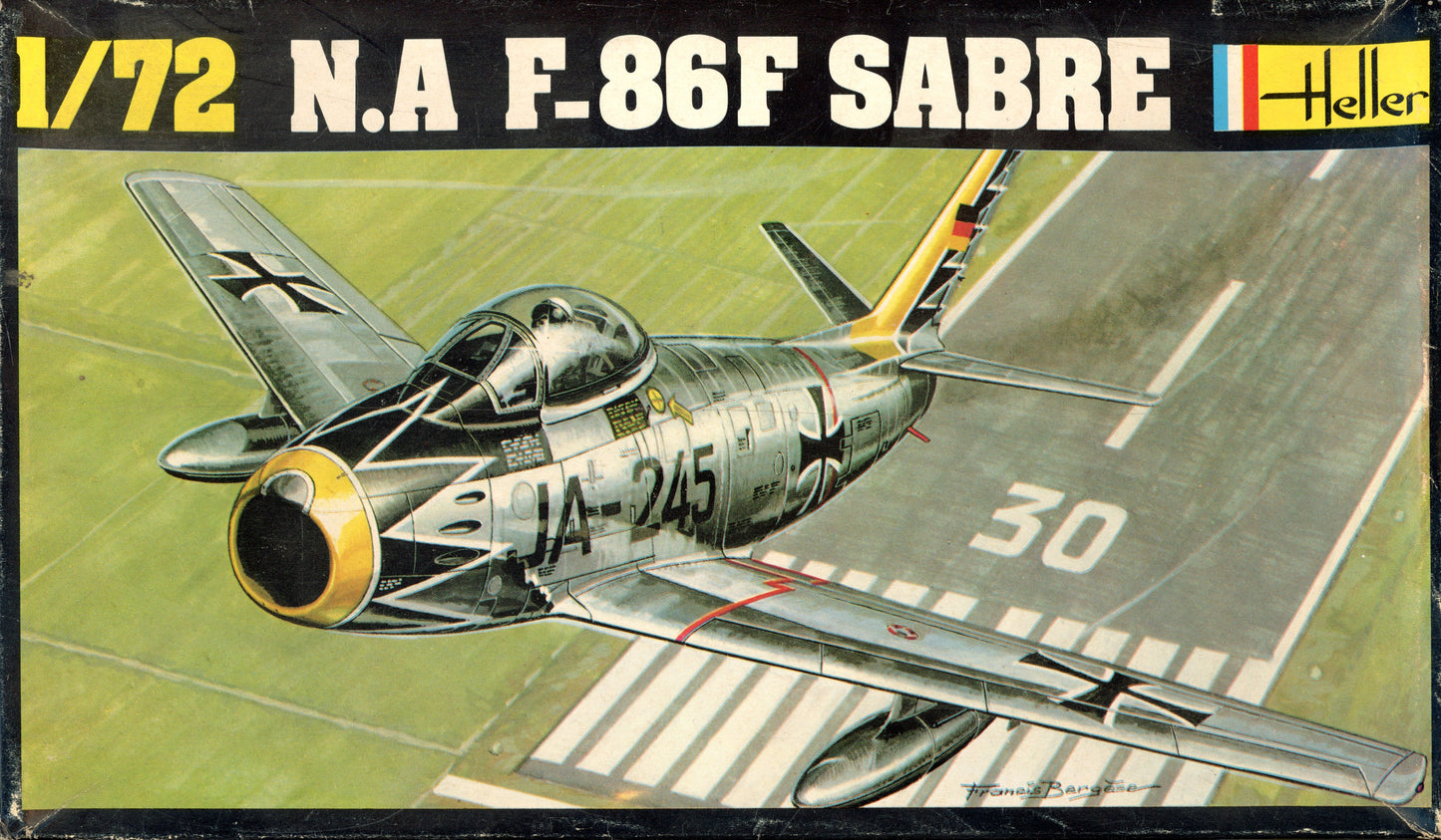N.A. F-86F Sabre - 1/72 Scale Heller HEL277