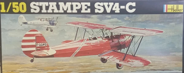 Stampe SV4C  - 1/50 Scale Heller HEL406