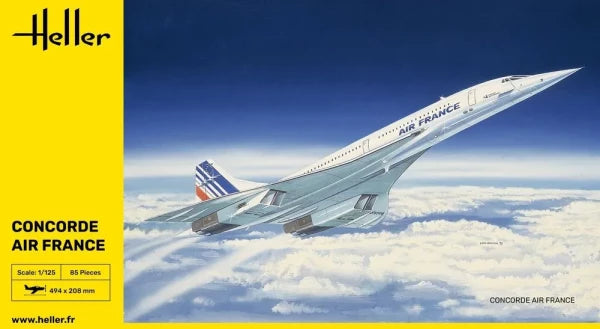Concorde Air France - 1/125 Scale Heller HEL80445